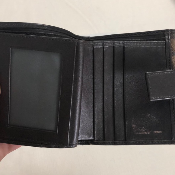 Vintage Dior oblique bifold wallet in brown - Picture 5 of 6